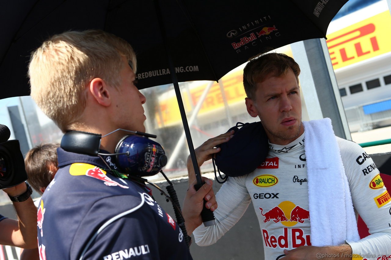 GP UNGHERIA, 28.07.2013- Gara, Sebastian Vettel (GER) Red Bull Racing RB9