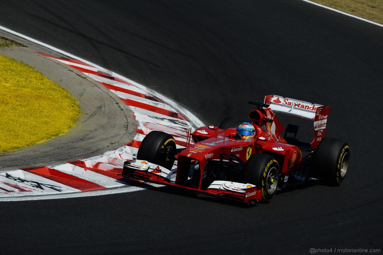 GP UNGHERIA, 28.07.2013- Gara, Fernando Alonso (ESP) Ferrari F138