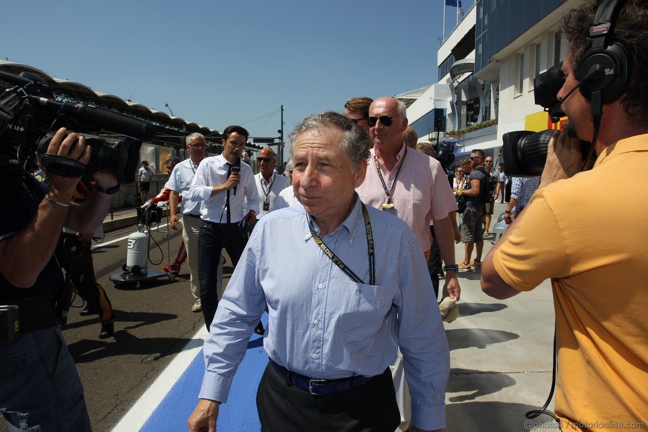 GP UNGHERIA, 28.07.2013- Gara, Jean Todt (FRA) Fia President