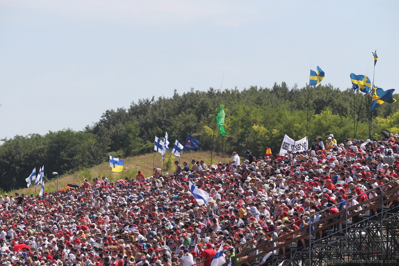 GP UNGHERIA, 28.07.2013- Gara, Grandstand