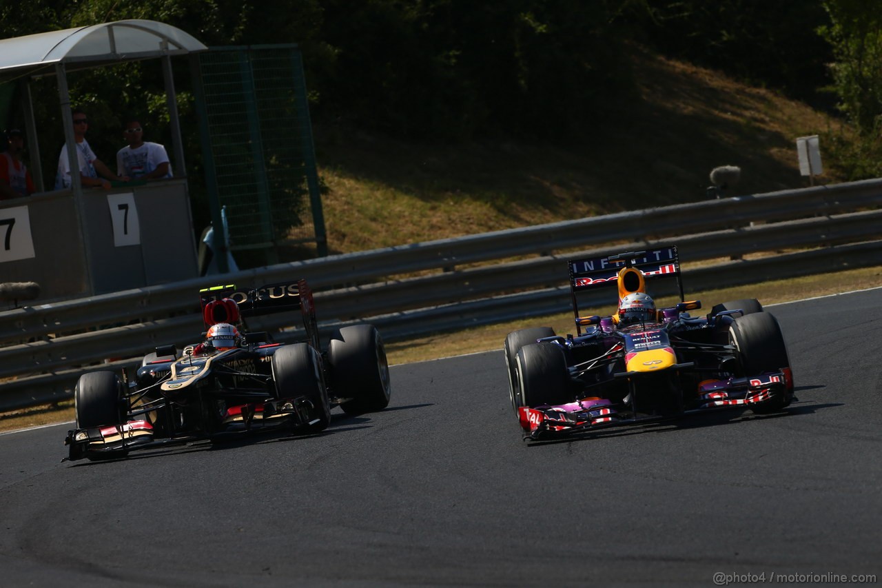 GP UNGHERIA, 28.07.2013- Gara, Sebastian Vettel (GER) Red Bull Racing RB9