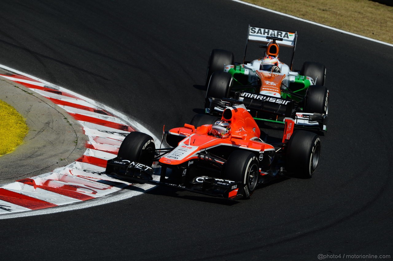 GP UNGHERIA, 28.07.2013- Gara, Jules Bianchi (FRA) Marussia F1 Team MR02