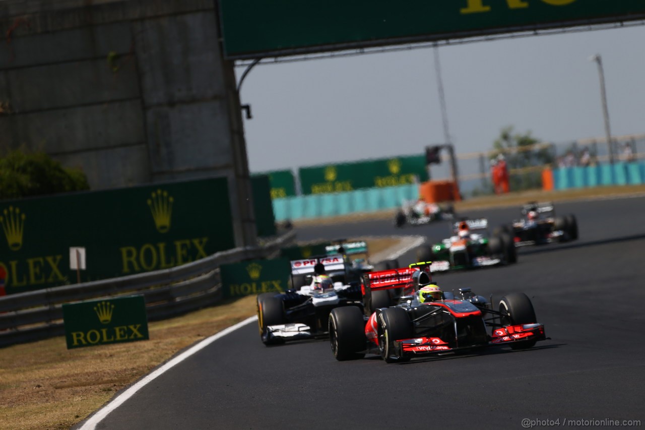 GP UNGHERIA, 28.07.2013- Gara, Jenson Button (GBR) McLaren Mercedes MP4-28