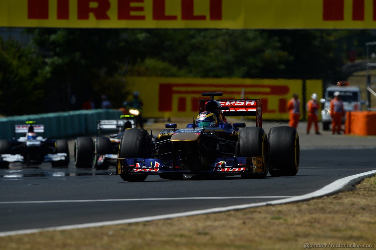 GP UNGHERIA, 28.07.2013- Gara, Jean-Eric Vergne (FRA) Scuderia Toro Rosso STR8