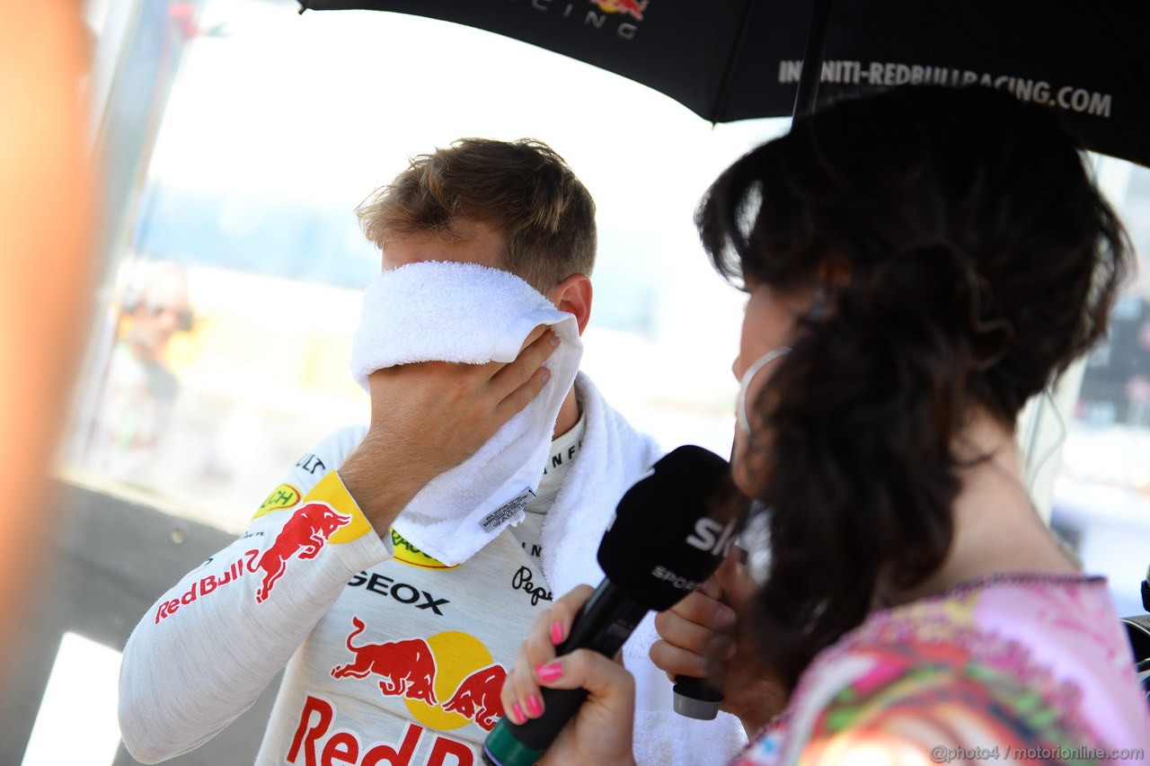 GP UNGHERIA, 28.07.2013- Gara, grid: Sebastian Vettel (GER) Red Bull Racing RB9