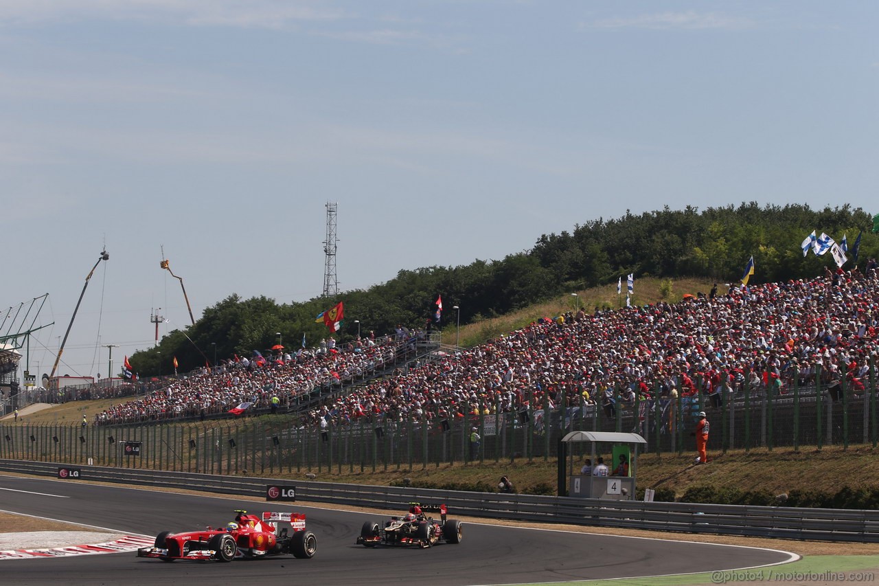 GP UNGHERIA, 28.07.2013- Gara, Felipe Massa (BRA) Ferrari F138