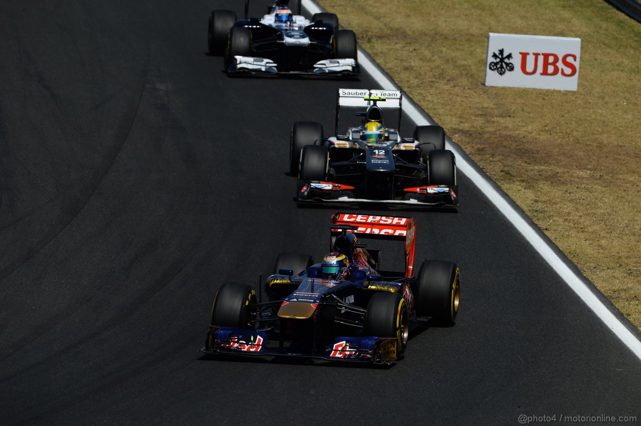 GP UNGHERIA, 28.07.2013- Gara, Jean-Eric Vergne (FRA) Scuderia Toro Rosso STR8