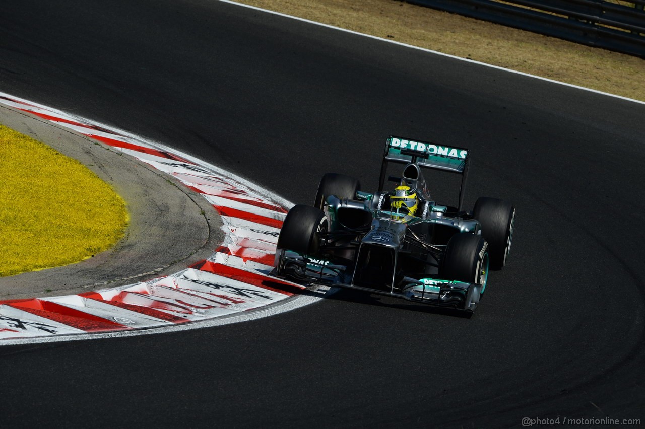 GP UNGHERIA, 28.07.2013- Gara, Nico Rosberg (GER) Mercedes AMG F1 W04