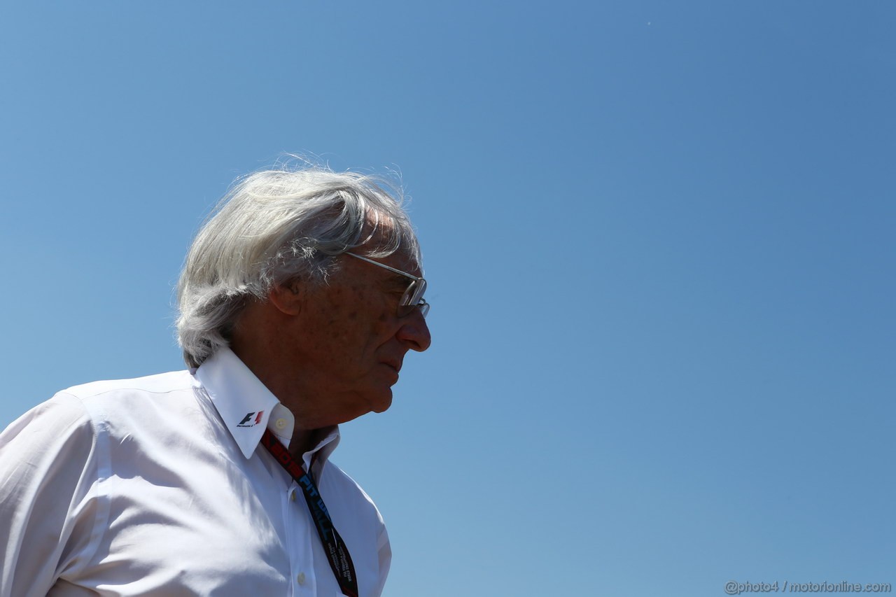 GP UNGHERIA, 28.07.2013- Gara, grid: Bernie Ecclestone (GBR), President e CEO of Formula One Management