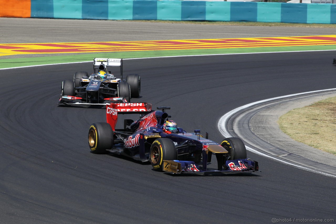 GP UNGHERIA, 28.07.2013- Gara, Jean-Eric Vergne (FRA) Scuderia Toro Rosso STR8