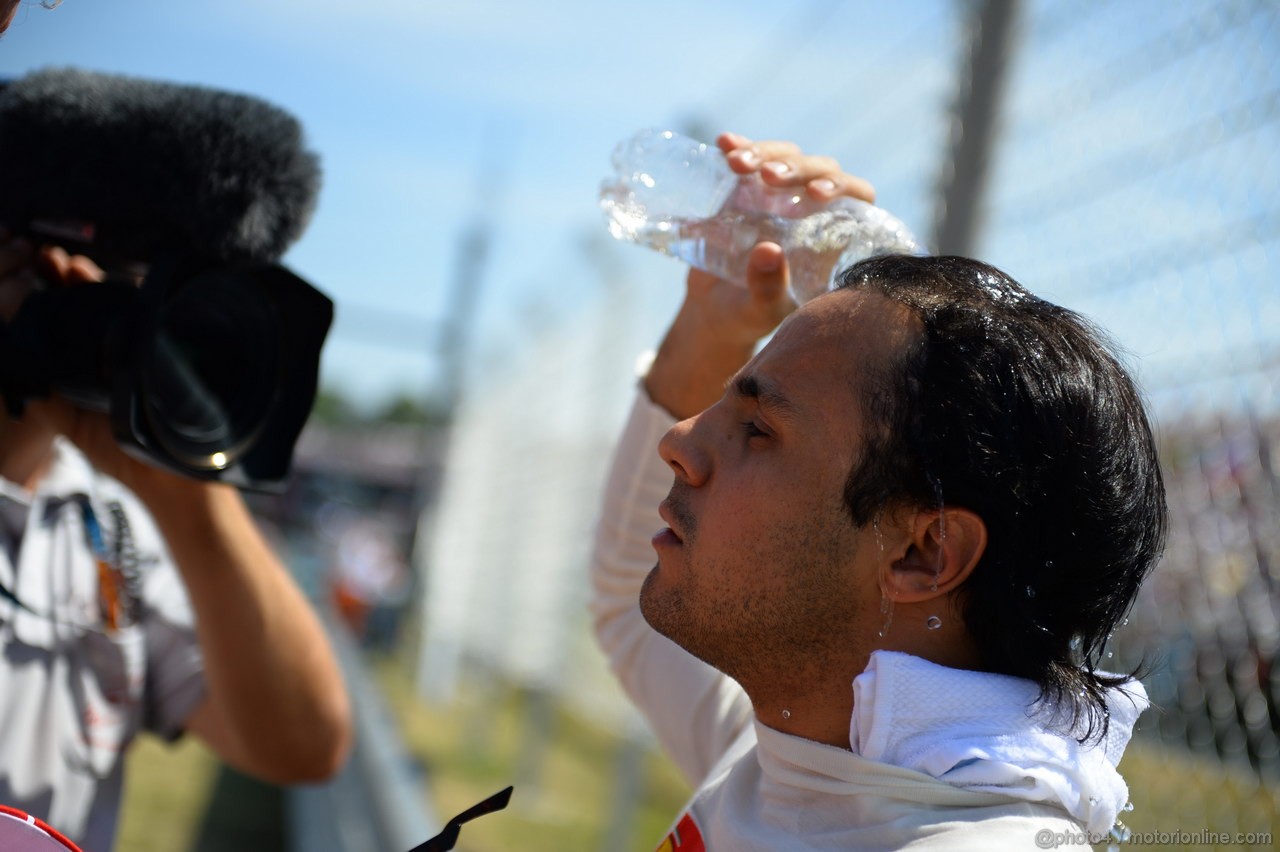 GP UNGHERIA, 28.07.2013- Gara, Felipe Massa (BRA) Ferrari F138