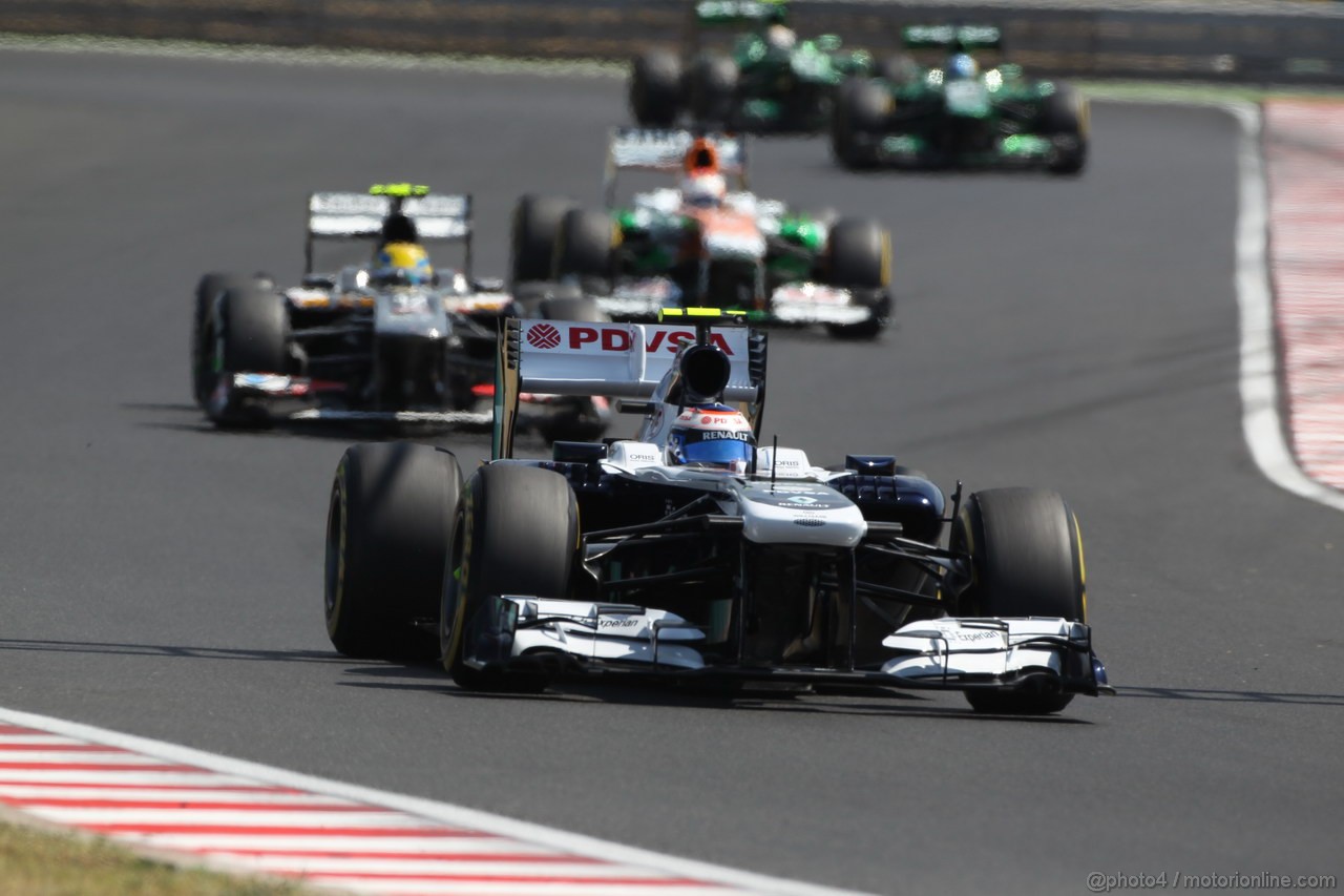 GP UNGHERIA, 28.07.2013- Gara, Valtteri Bottas (FIN), Williams F1 Team FW35