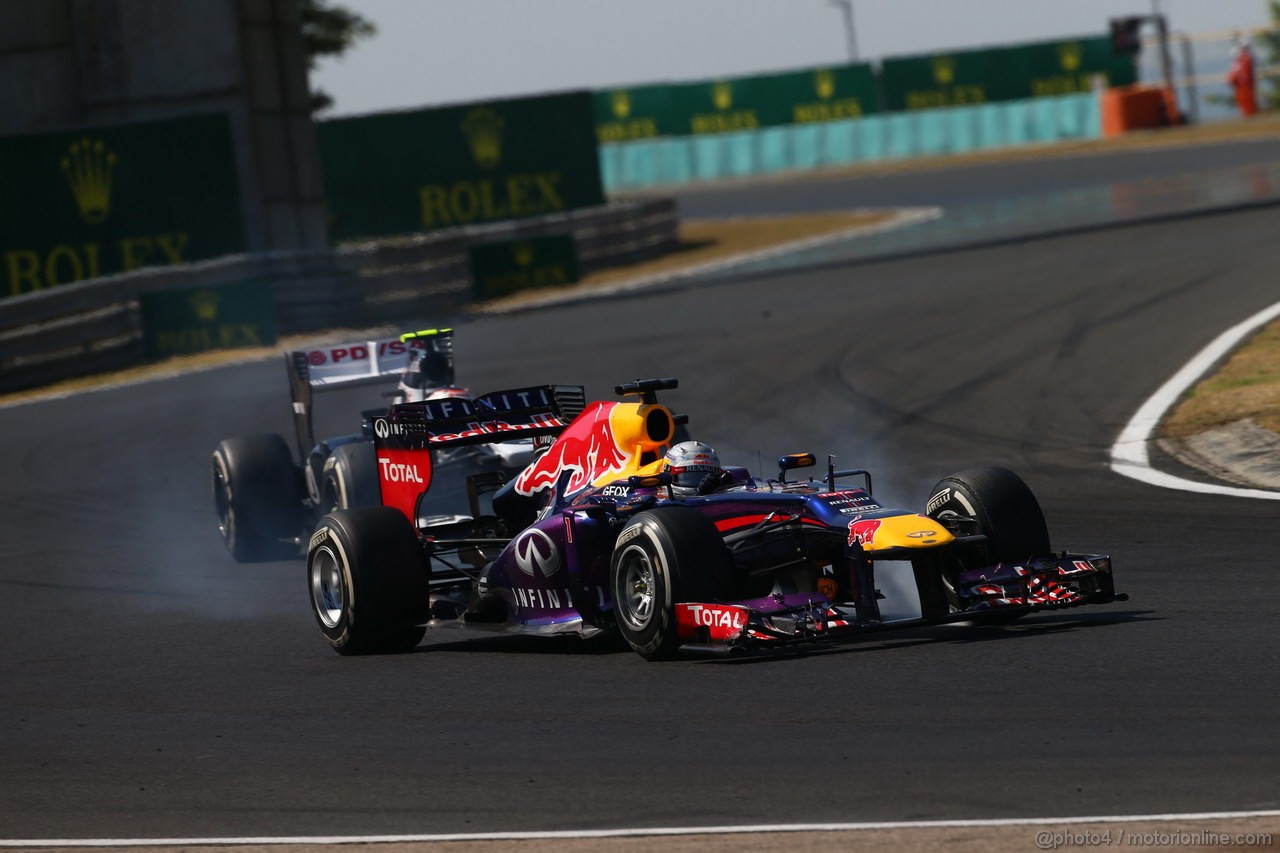 GP UNGHERIA, 28.07.2013- Gara, Sebastian Vettel (GER) Red Bull Racing RB9