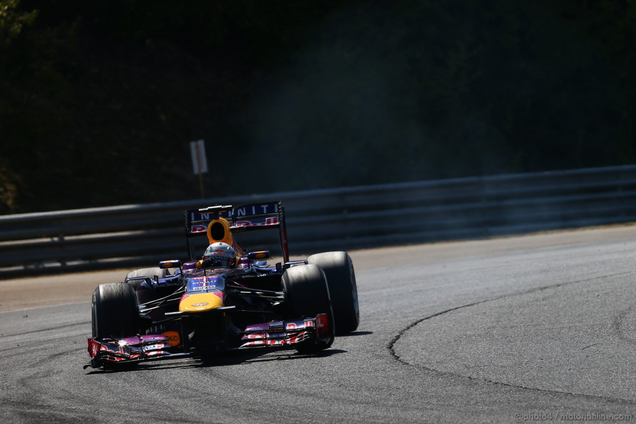 GP UNGHERIA, 28.07.2013- Gara, Sebastian Vettel (GER) Red Bull Racing RB9