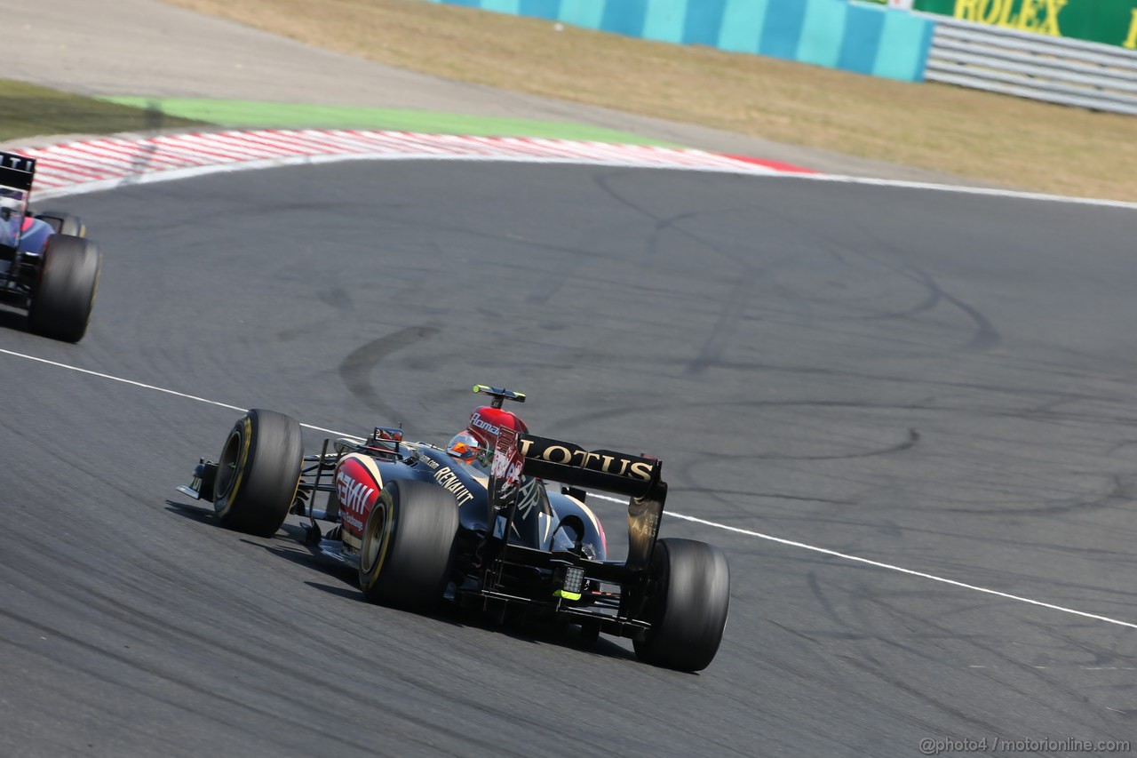 GP UNGHERIA, 28.07.2013- Gara, Romain Grosjean (FRA) Lotus F1 Team E213