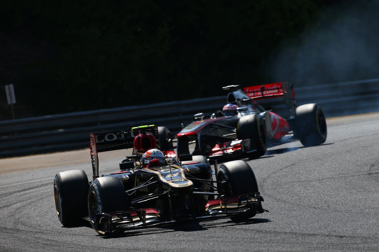 GP UNGHERIA, 28.07.2013- Gara, Romain Grosjean (FRA) Lotus F1 Team E213