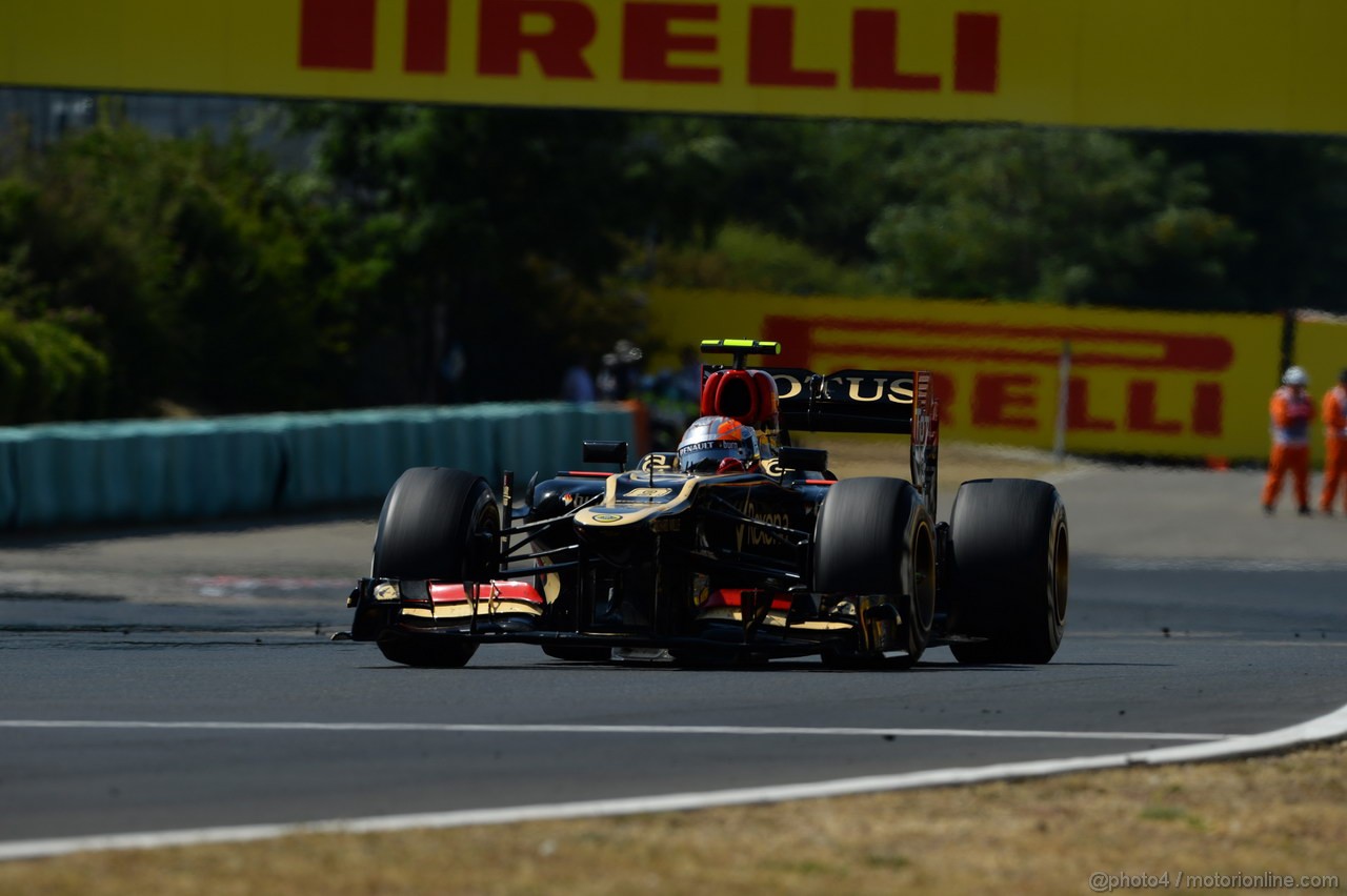 GP UNGHERIA, 28.07.2013- Gara, Romain Grosjean (FRA) Lotus F1 Team E213