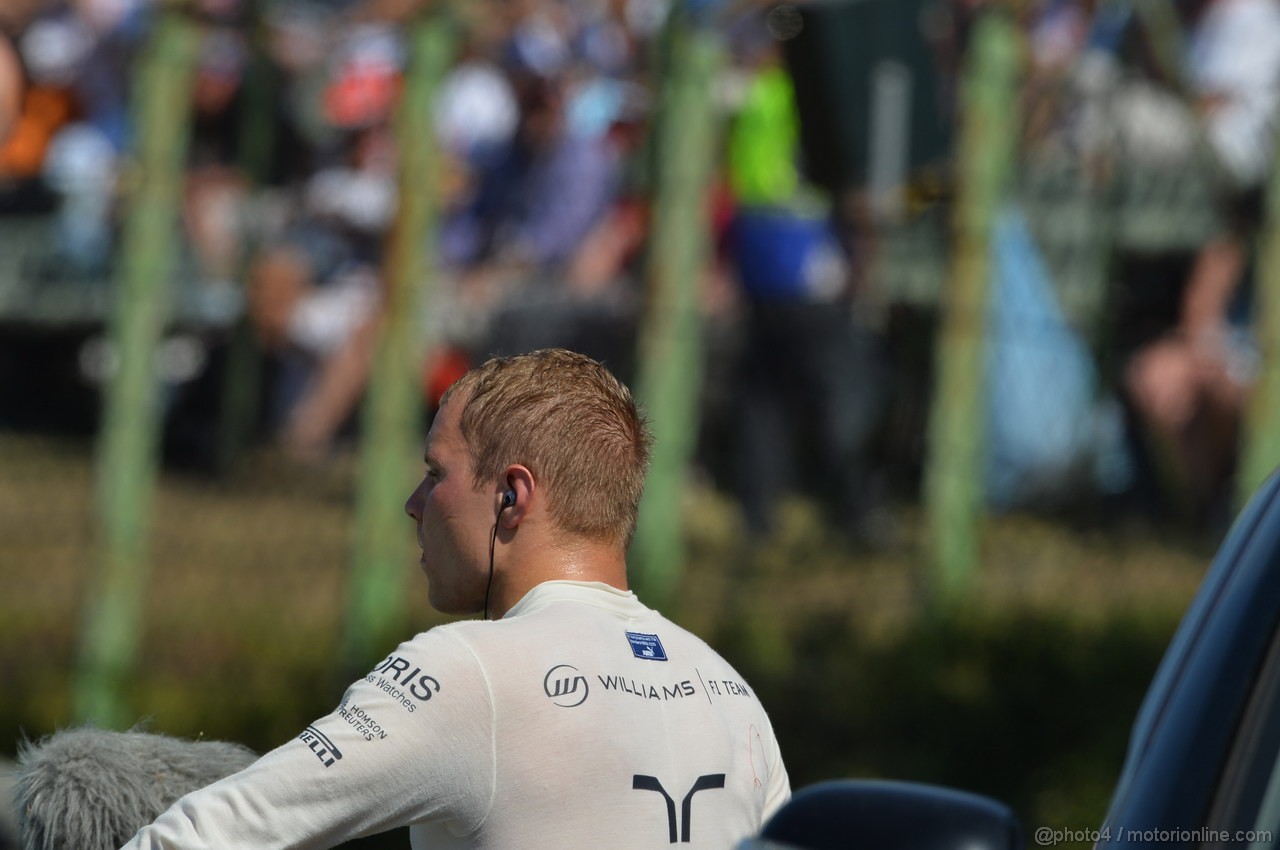 GP UNGHERIA, 28.07.2013- Gara, the retire of Valtteri Bottas (FIN), Williams F1 Team FW35