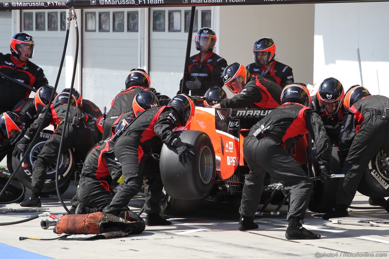 GP UNGHERIA, 28.07.2013- Gara, Jules Bianchi (FRA) Marussia F1 Team MR02