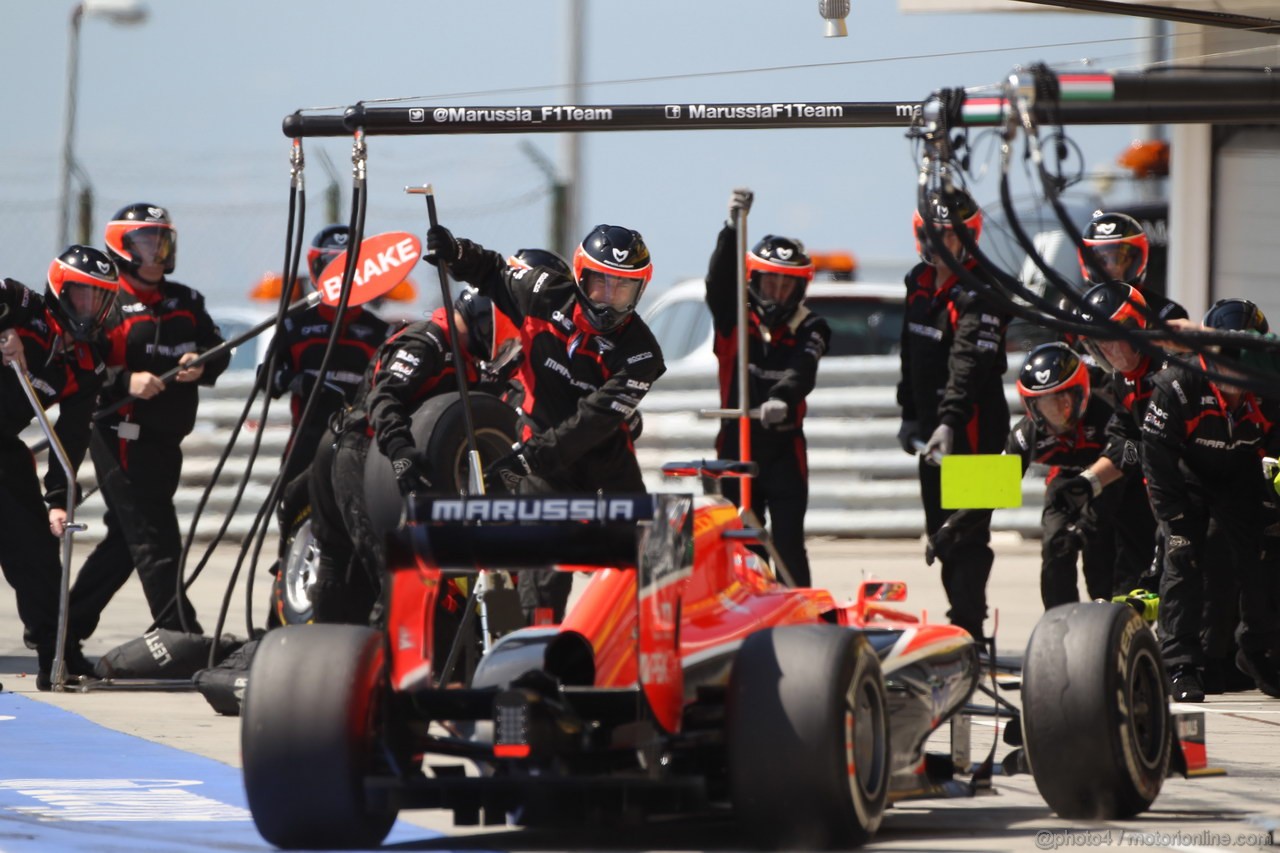 GP UNGHERIA, 28.07.2013- Gara, Jules Bianchi (FRA) Marussia F1 Team MR02