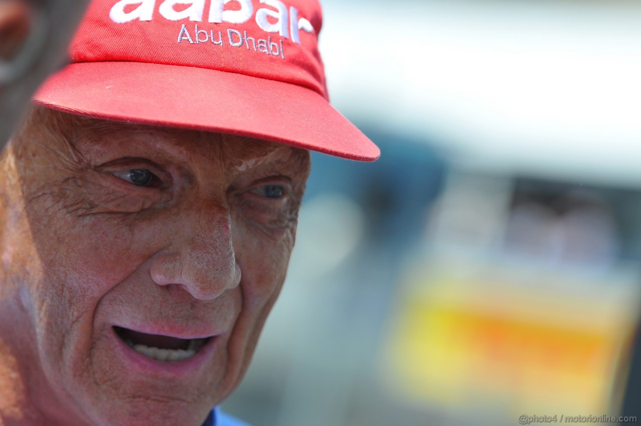 GP UNGHERIA, 28.07.2013-  Niki Lauda (AUT) Mercedes