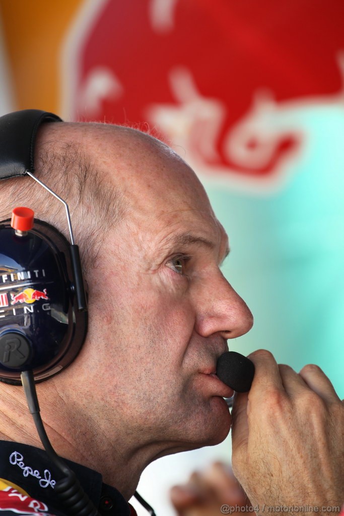 GP UNGHERIA, 28.07.2013- Gara, Adrian Newey (GBR), Red Bull Racing , Technical Operations Director