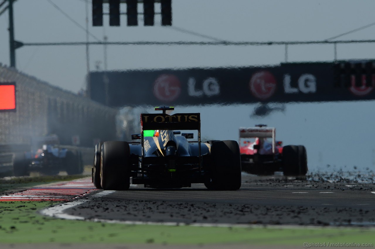 GP UNGHERIA, 28.07.2013- Gara, Romain Grosjean (FRA) Lotus F1 Team E213