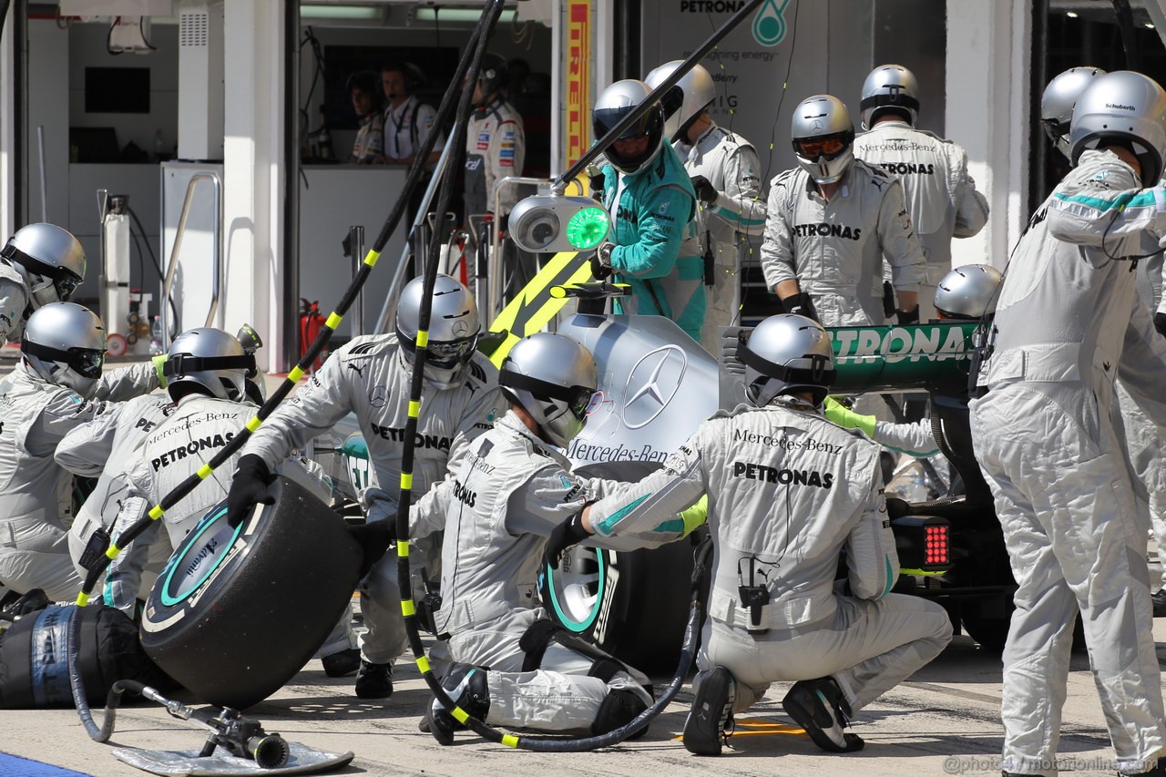 GP UNGHERIA, 28.07.2013- Gara, Lewis Hamilton (GBR) Mercedes AMG F1 W04