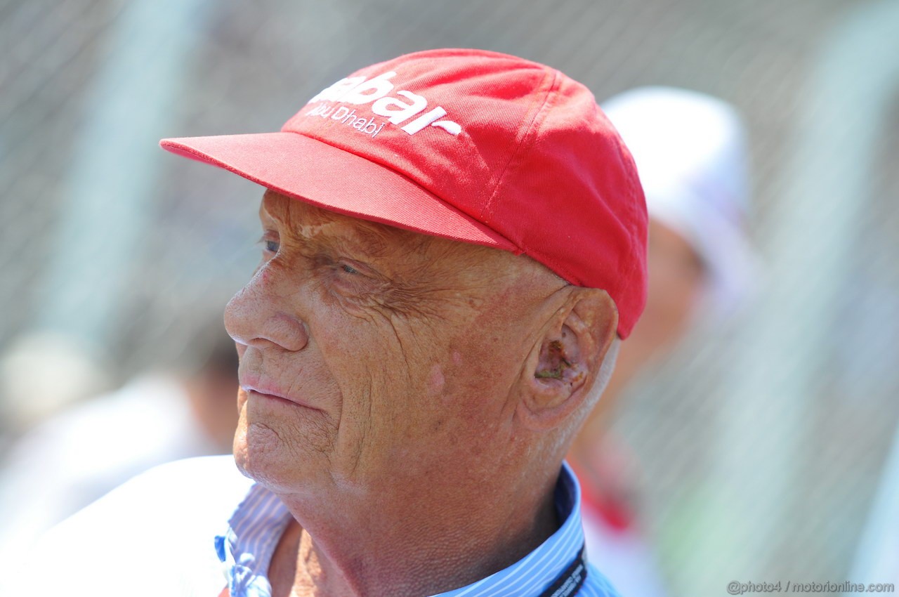 GP UNGHERIA, 28.07.2013-  Niki Lauda (AUT) Mercedes