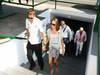 GP UNGHERIA, 28.07.2013- Jenson Button (GBR) McLaren Mercedes MP4-28 e Jessica Michibata (JPN) girlfriend of Jenson Button (GBR)