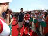 GP UNGHERIA, 28.07.2013- Driver Parade, Mark Webber (AUS) Red Bull Racing RB9 e Fernando Alonso (ESP) Ferrari F138