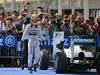 GP UNGHERIA, 28.07.2013- Gara, Lewis Hamilton (GBR) celebration in parc ferme Mercedes AMG F1 W04