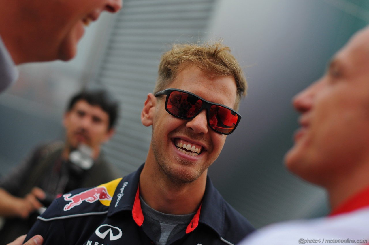 GP UNGHERIA, 25.07.2013- Sebastian Vettel (GER) Red Bull Racing RB9