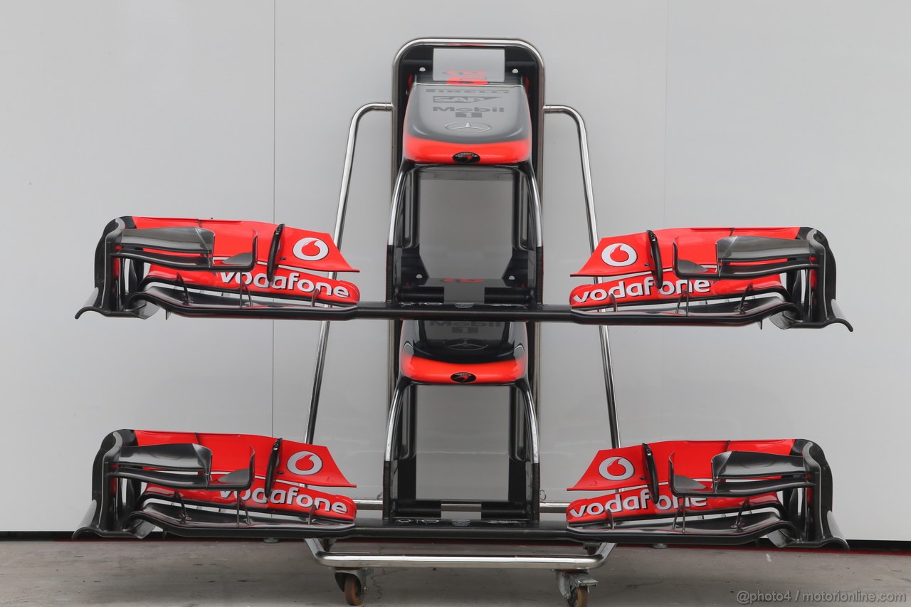 GP UNGHERIA, 25.07.2013-  McLaren Mercedes MP4-28 Frontal Wing