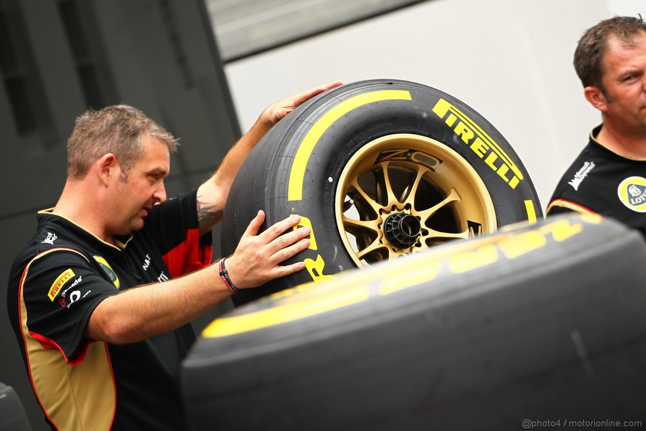 GP UNGHERIA, 25.07.2013- Pirelli Tires e Oz wheels