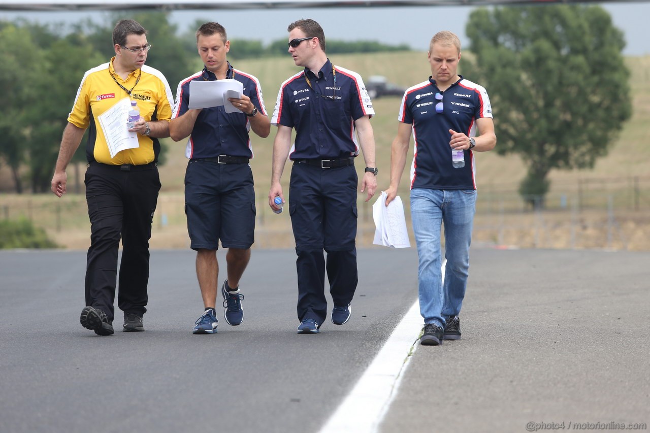 GP UNGHERIA, 25.07.2013- Valtteri Bottas (FIN), Williams F1 Team FW35