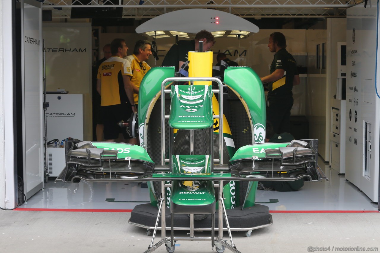 GP UNGHERIA, 25.07.2013- Caterham F1 Team CT03 Frontal Wing