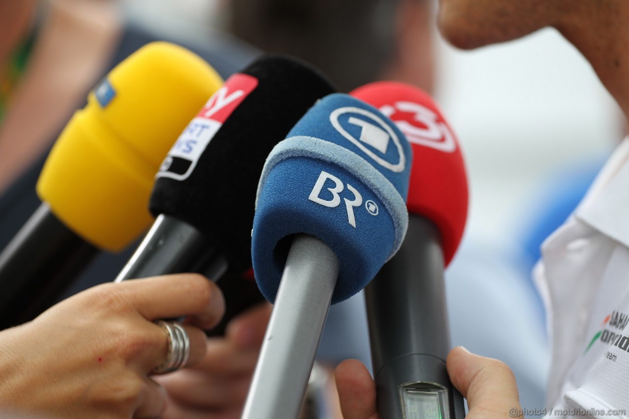 GP UNGHERIA, 25.07.2013- Microphones