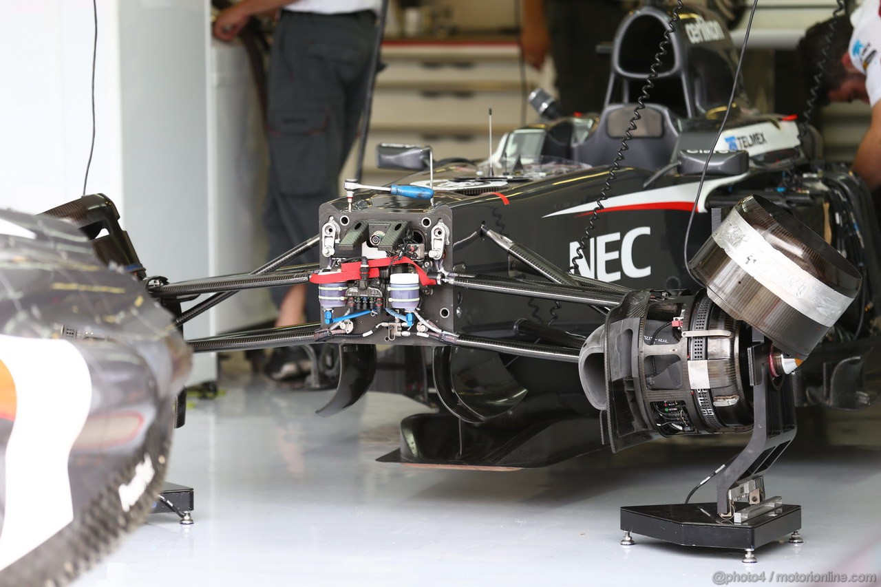 GP UNGHERIA, 25.07.2013-  Sauber F1 Team C32 detail