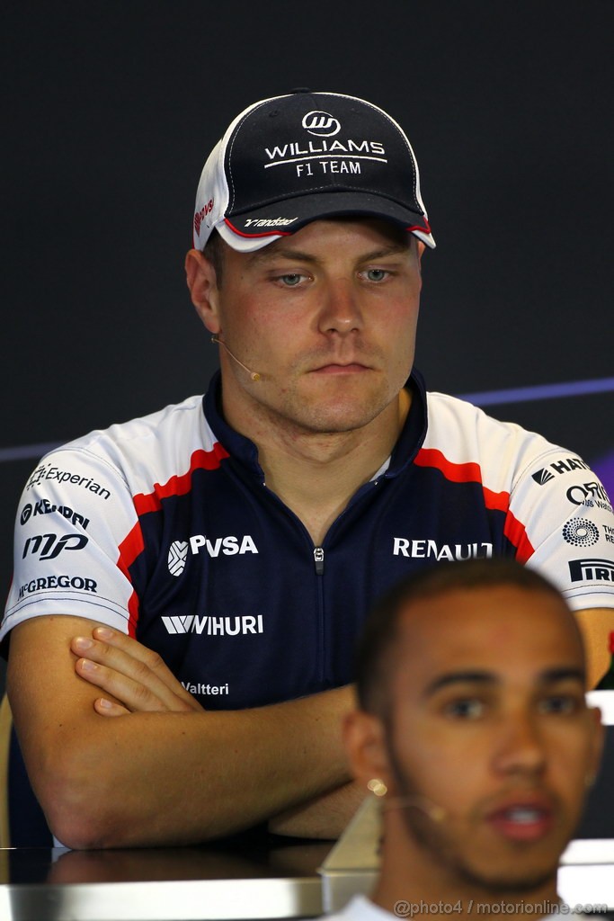 GP UNGHERIA, 25.07.2013- Valtteri Bottas (FIN), Williams F1 Team FW35