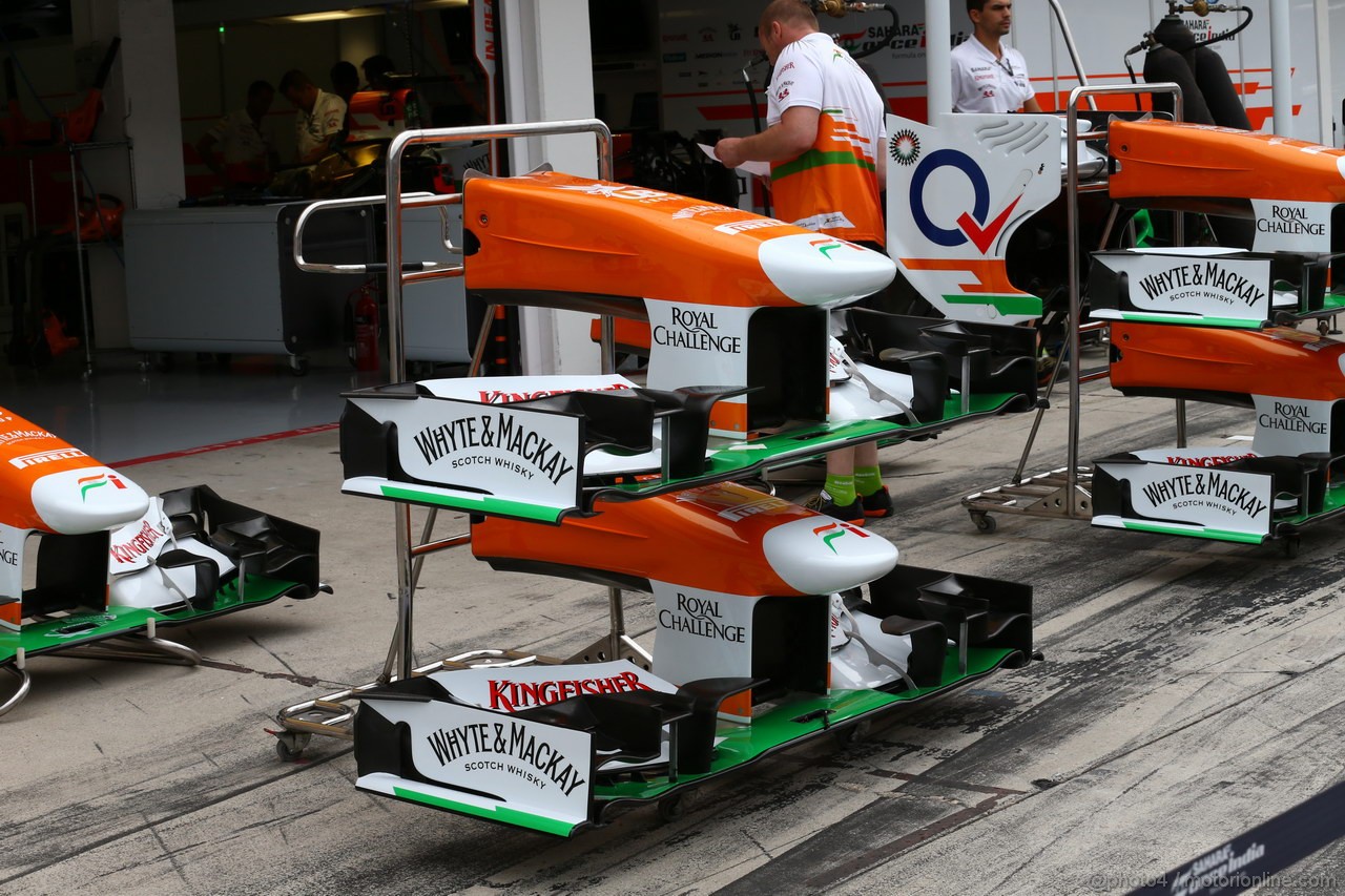 GP UNGHERIA, 25.07.2013- Sahara Force India F1 Team VJM06 Frontal Wing