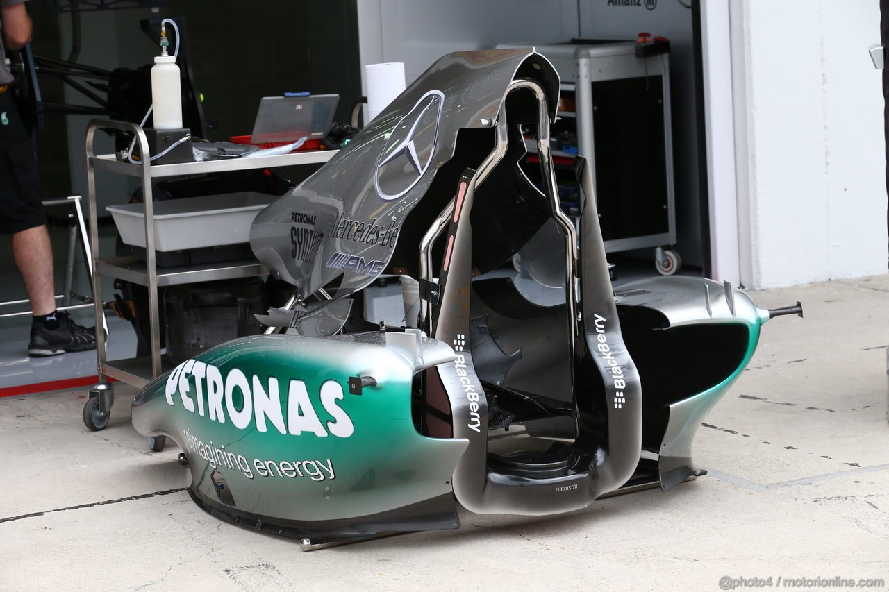 GP UNGHERIA, 25.07.2013- Mercedes AMG F1 W04 airscope