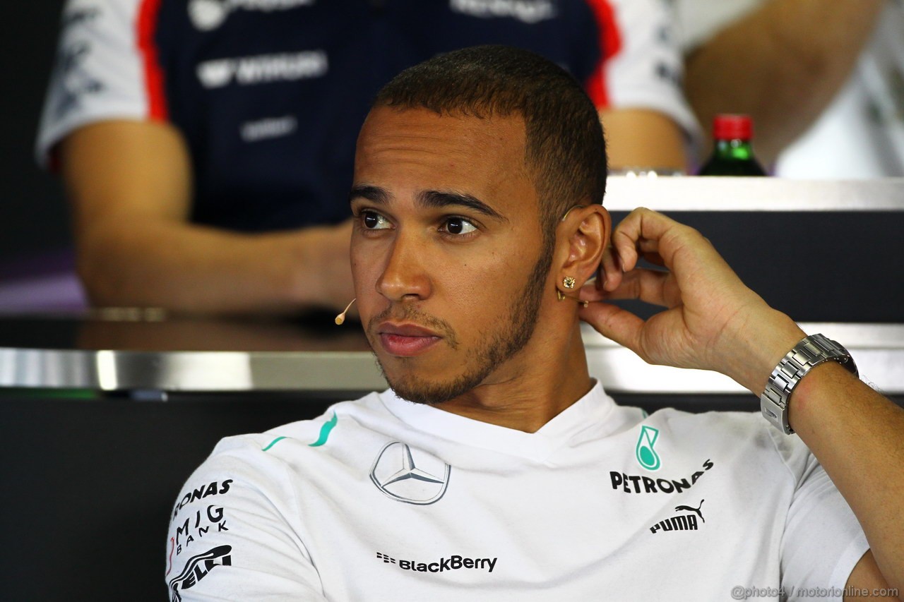 GP UNGHERIA, 25.07.2013- Lewis Hamilton (GBR) Mercedes AMG F1 W04