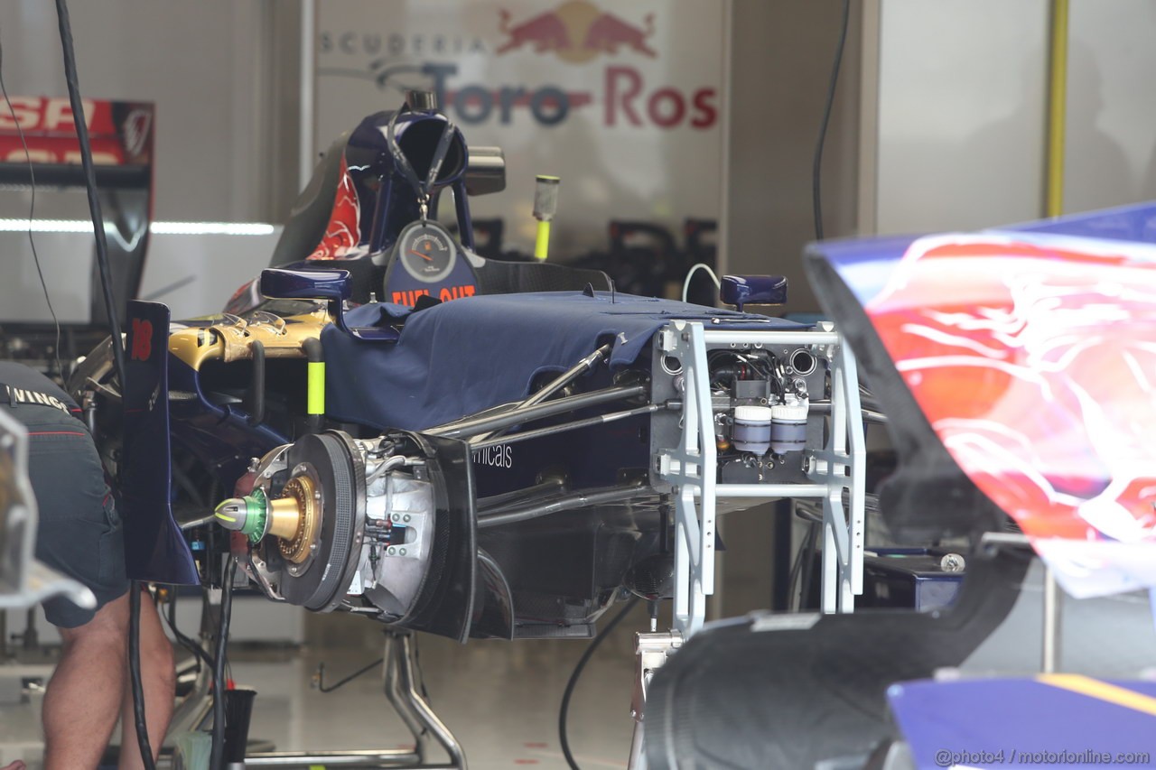 GP UNGHERIA, 25.07.2013- Scuderia Toro Rosso STR8 detail