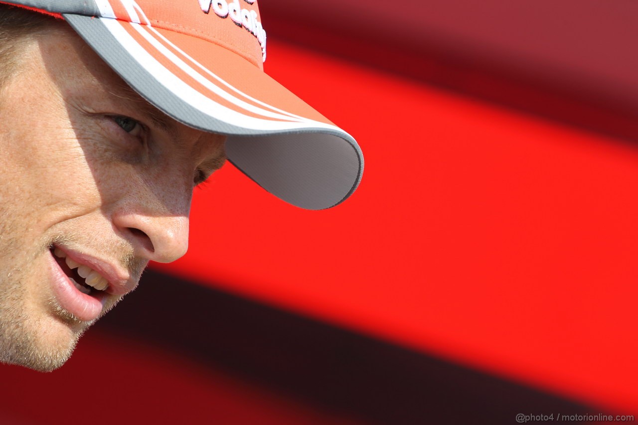 GP UNGHERIA, 25.07.2013- Jenson Button (GBR) McLaren Mercedes MP4-28
