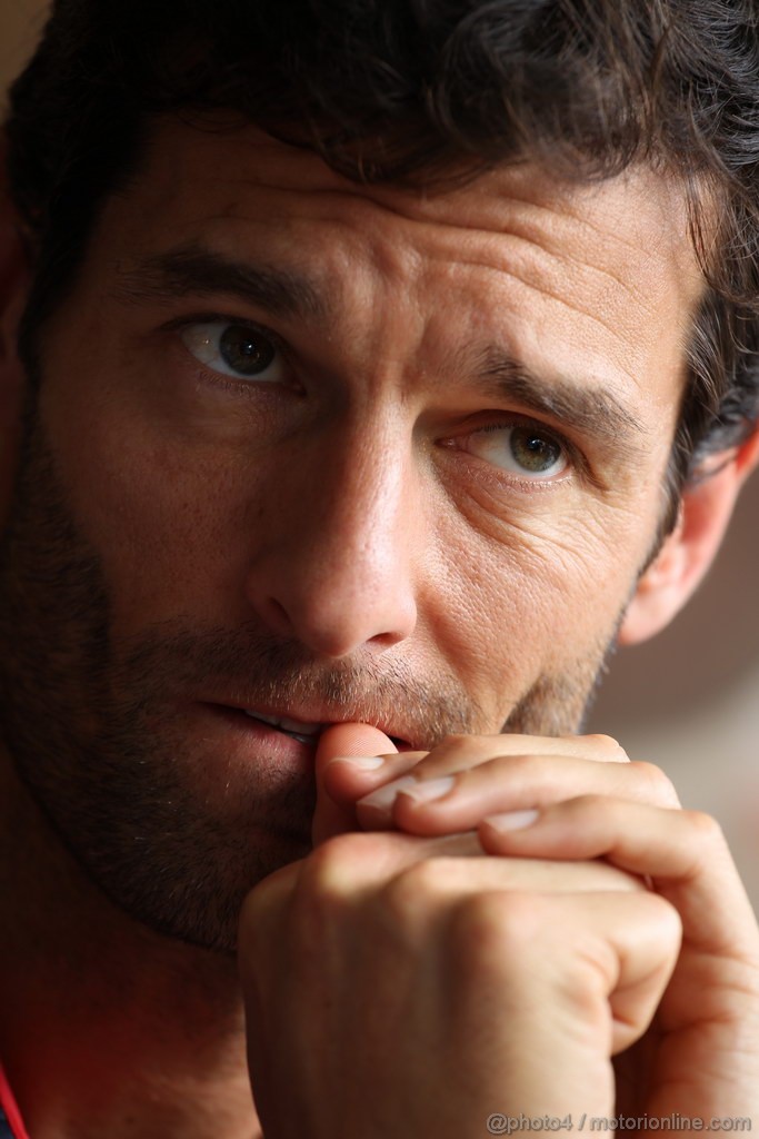 GP UNGHERIA, 25.07.2013- Mark Webber (AUS) Red Bull Racing RB9