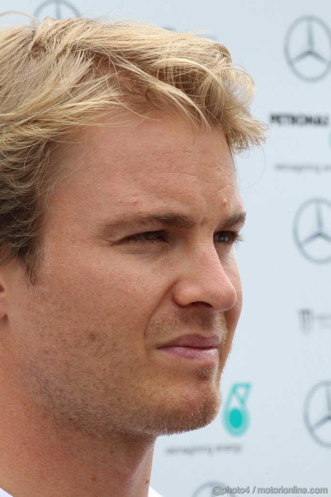 GP UNGHERIA, 25.07.2013- Nico Rosberg (GER) Mercedes AMG F1 W04