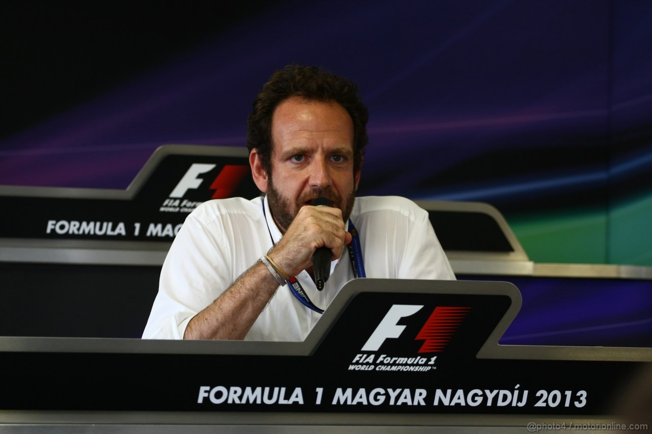 GP UNGHERIA, 25.07.2013- Matteo Bonciani (ITA), F1 Head of Communications