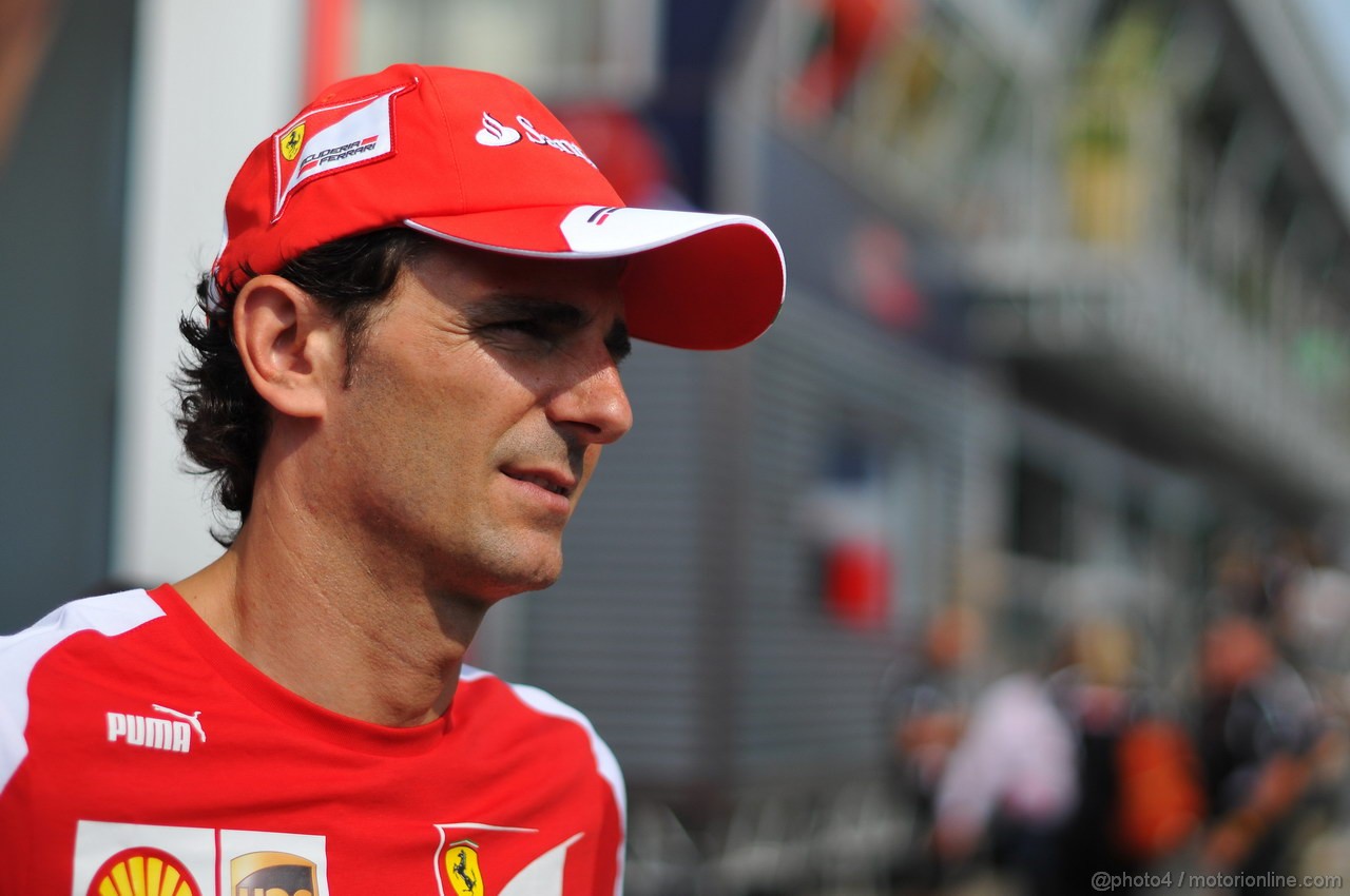 GP UNGHERIA, 25.07.2013- Pedro De la Rosa (ESP) Ferrari 3rd Driver