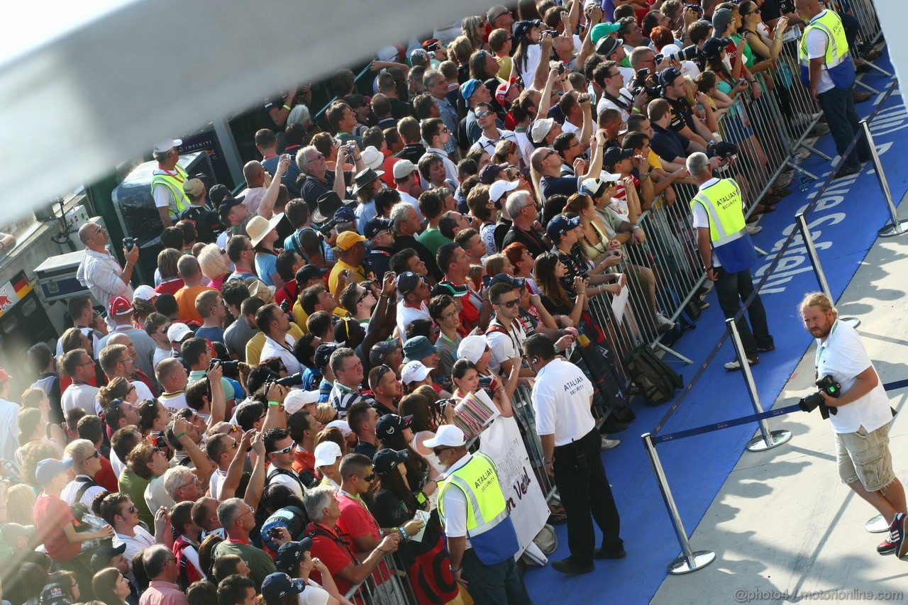 GP UNGHERIA, 25.07.2013- Pitwalk